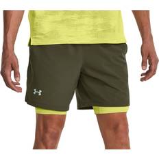 Under Armour UA Launch 7'' 2-In-1 Short pants Green