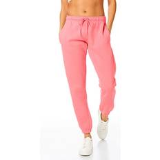 Light & Shade Ladies Cuffed Joggers Pink