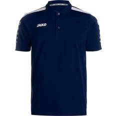 44 - Unisex Poloshirts JAKO Power Poloshirt Herren dunkelblau weiß