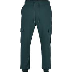 5XL Hosen Urban Classics jogginghose cargo sweatpants bottlegreen Grün