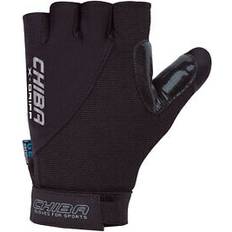 Chiba rollstuhlhandschuhe argon ii, halboffen schwarz