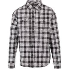 Shirts Trespass 2XL, White Mens Shirt Casual Woven Checked Portlaw