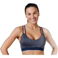 Nike Indy Sparkle Bra Blue, Female, Tøj, T-shirt, Træning, Blå