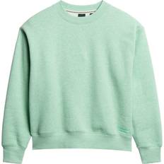 Dam - Gröna - Löpning Tröjor Superdry Essential Logo Relaxed Fit Sweatshirt