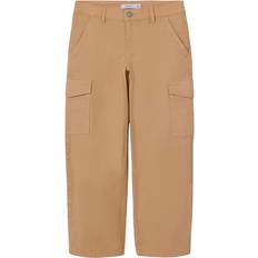 Name It Mädchen NKFROSE Wide Twill Cargo 8108-BA NOOS Cargohose, Safari, 164