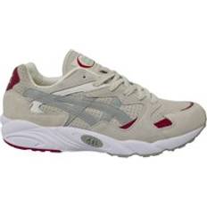 Asics Brown Running Shoes Asics tiger Gel-Diablo Birch Mens Beige Running Trainers Brown Leather