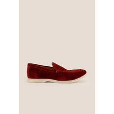 Red Loafers Cole Suede Loafer Red