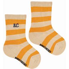 Orange Socks Children's Clothing Bobo Choses Long Socks with Contrast Details