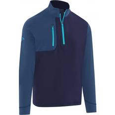 Callaway Clothing Callaway Aquapel Mixed Media Pullover Peacoat