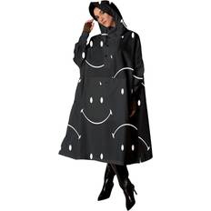 Rainkiss Tøj Rainkiss Regenjacke Regenponcho CLASSIC SMILE schwarz