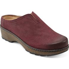 Outdoor Slippers Earth Kolia Clog Women's Burgundy Clogs Block