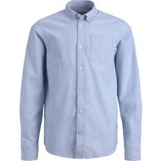 Cashmere - Herre Skjorter Jack & Jones Jjeoxford Shirt L S Jnr Blue
