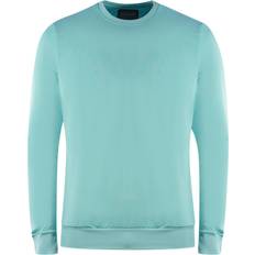 Lyle & Scott Jumpers Lyle & Scott Golf Tech Crew Neck Marine Jumper Blue