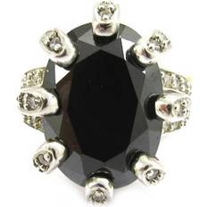 Onyx Rings Les Trésors de Lily Sappho Onyx Ring 52 - Black