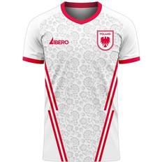 Libero Sportswear Poland 2023-2024 Home Concept Football Kit Libero White 42-44" Chest 104-112cm