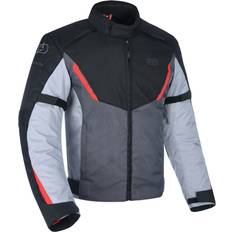 Oxford Delta Motorcycle Textile Jacket, black-grey-red, 4XL, black-grey-red