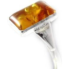 Bärnstenar Ringar Les Trésors de Lily Inspiration Silver Ring 56 - Orange