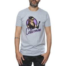 Universal Textiles Catwoman Heather T-Shirt Grey