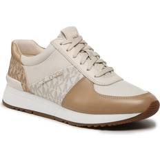 Michael Kors Women Shoes Michael Kors Sneakers MICHAEL Michael Kors Allie Trainer 43F3ALFS3B Vanilla Mlti 0196787220967 2309.00