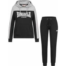 M - Mujer Monos Lonsdale Sudadera con capucha Para Mujer Punch Lurgan