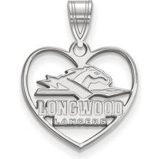 Natural Charms & Pendants LogoArt Sterling Silver Longwood U Heart Pendant instock P15156