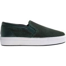 Armani Sneakers Armani ACJ Mens Green Trainers Leather