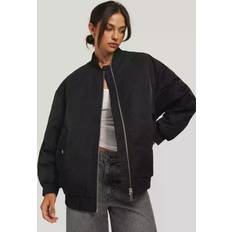 Selected Dame Jakker Selected Oversized Re:down Bomberjakke Sort