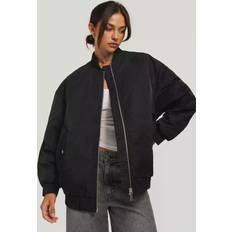 Selected Mies Takit Selected Slfberete Redown Bomber Jacket - Musta