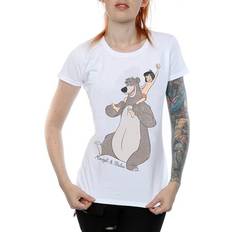 Disney Classic Mowgli And Baloo Cotton T-Shirt White