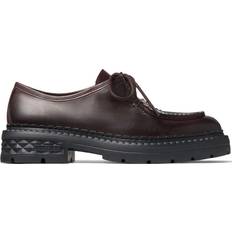 Jimmy Choo Laced Low Shoes Jimmy Choo Marlow Moccasin Mocha/Gunmetal