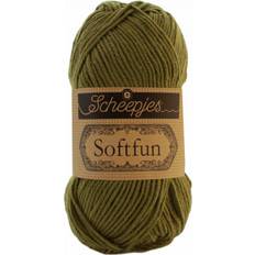 Garn & Håndarbejdsudstyr Scheepjes Softfun Garn Unicolor 2616 Mosgrøn