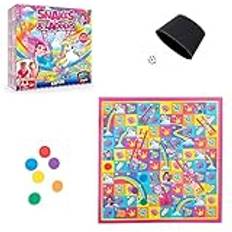 Snakes and Ladders Board Game Magical Edition Magical Unicorn Game Family Board Games Kids Board Games Unicorn Snakes and Ladders Magical Themed Snakes and Ladders Game for Kids Ages 3