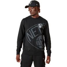 New Era Överdelar New Era Nets Washed Pack Graphic Crew - Svart