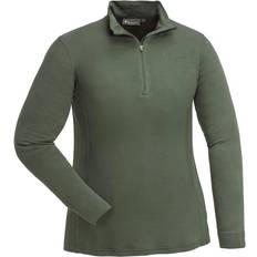 Pinewood Men's Abisko Merino Base Layer Half Zip, XXL, Dark Moss Green