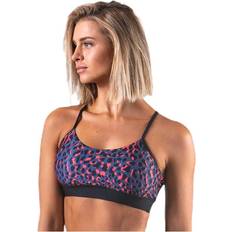 Blå BH-er Röhnisch Flattering Sportsbra Blue/Pink, Female, Tøj, Sports-bh, Træning, Blå/Lyserød