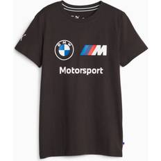Puma BMW Motorsport Essentials Logo T-Shirt Für Kinder, Schwarz, Größe: 128, Kleidung