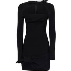 Polyamide Dresses The Attico Black Donnie Minidress Black IT