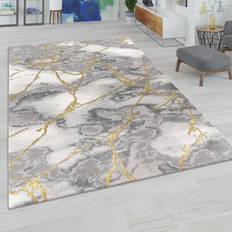 Tappeto per Interni Tappeti Morbidi Tappeti Marmorizzati A Pelo Corto 120x170 cm Oro 6 Oro