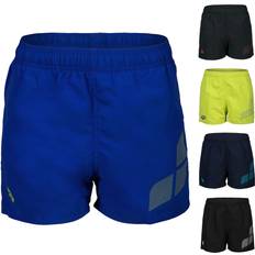 Black Swim Shorts Arena Jungen Boys' Beach Short Logo Swim Trunks, Black-white, 152