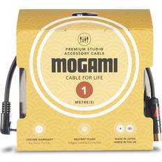 Mogami 2965 Premium Angled Mini Jack to RCA Phono Cable, 1m