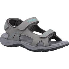 Womens/ladies Freshford Recycled Sandals grey/turquoise