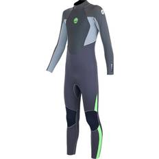 Alder Junior Stealth 5/4/3mm Kids Backzip Wetsuit Jet