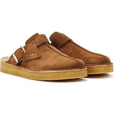 Clarks Desert Trek Mule - Caramel Suede