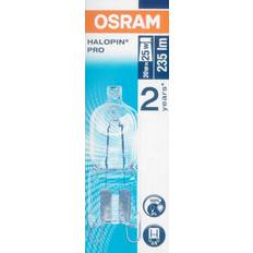 Osram 10x halogenlampe halopin pro 66720 g9 230v 20w stiftsockellampe halogen 5 cm