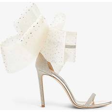 Stof Sandalen met hak Jimmy Choo Aveline Glitter Sandal - Goud