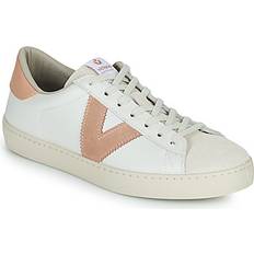 Chrome - Femme Sneakers Victoria Shoes Trainers BERLIN PIEL CONTRASTE White