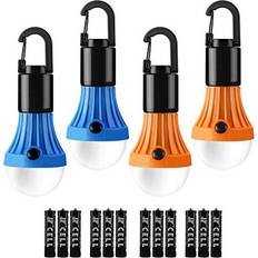 Lepro Lepro Camping Lights, Battery Powered Camping Lantern, Portable Camping Lights for Tents, 3 Lighting Modes, Suit for Camping, Hiking, Fishing, Power