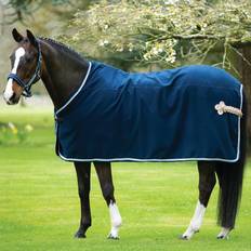 Beige Horse Rugs Horseware Rambo Show Rug Navy with Beige, Baby Blue&Navy blau