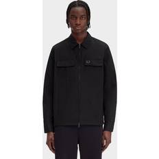 Fred Perry Donna Abbigliamento Fred Perry Zip Overshirt Men's - Black