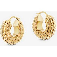 Missoma Gold Earrings Missoma Baya 18ct yellow gold-plated vermeil hoop earrings
